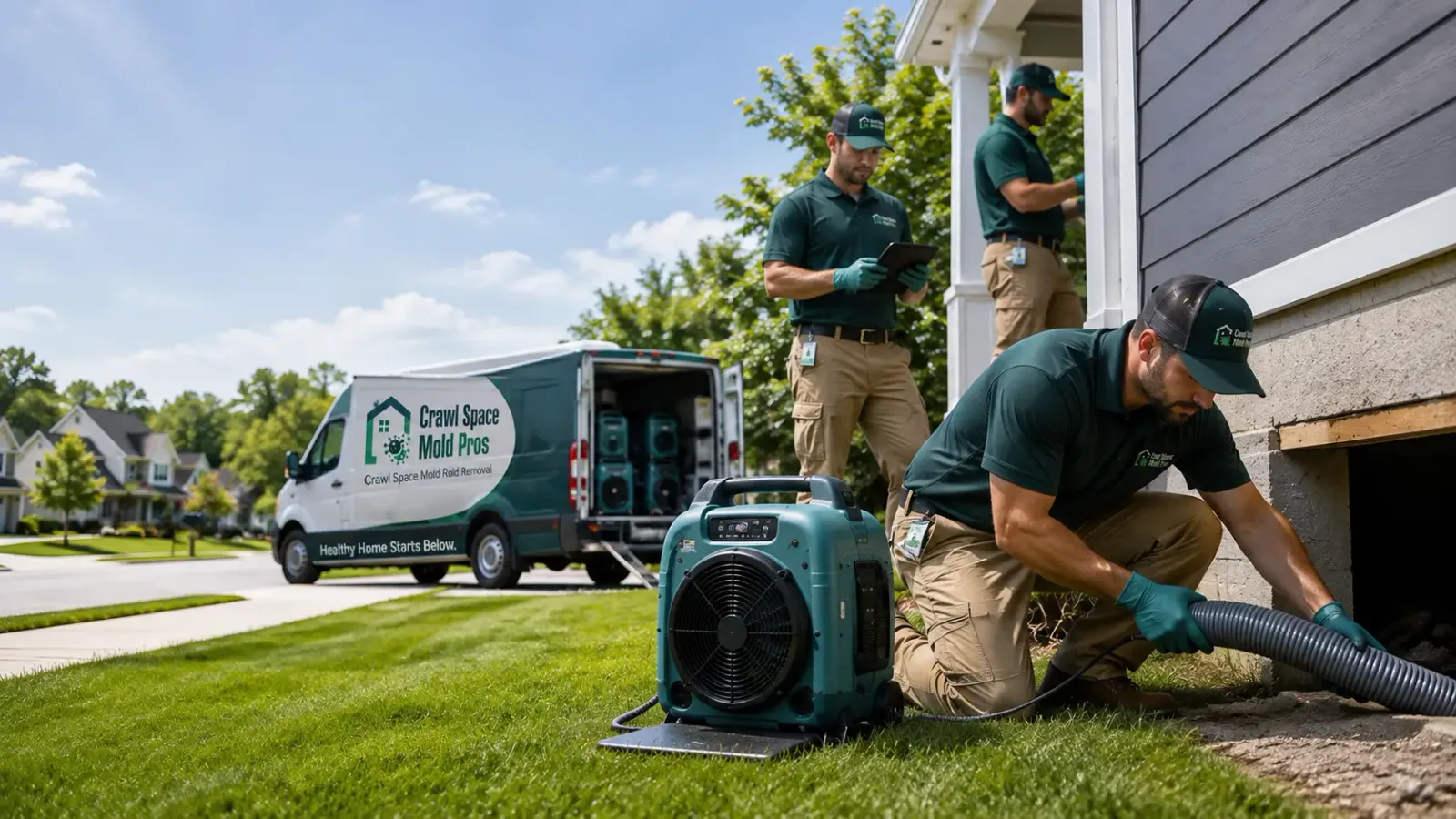 Crawl Space Mold Removal in Salyer, CA
